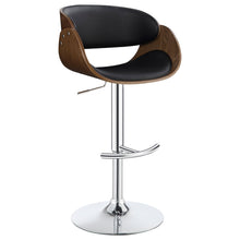 Load image into Gallery viewer, Dana Adjustable Bar Stool Black and Chrome