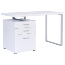 Load image into Gallery viewer, Brennan 3-drawer Office Desk White