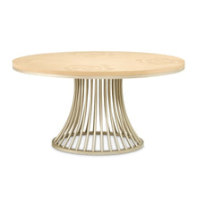 Load image into Gallery viewer, AICO Furniture Camellia Field Round Dining Table in Caramel image