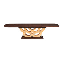 Load image into Gallery viewer, AICO Furniture Camellia Field Rectangular Pedestal Dining Table in Warm Pecan