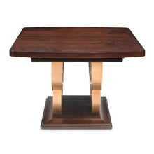 Load image into Gallery viewer, AICO Furniture Camellia Field Rectangular Pedestal Dining Table in Warm Pecan