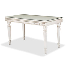 Load image into Gallery viewer, Glimmering Heights 2pc Writing Desk w/Glass Top in Ivory