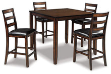 Load image into Gallery viewer, Coviar Counter Height Dining Table and Bar Stools (Set of 5)