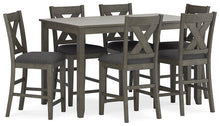 Load image into Gallery viewer, Caitbrook Counter Height Dining Table and Bar Stools (Set of 7)