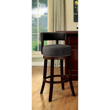 Load image into Gallery viewer, LYNSEY Dark Oak/Gray 24" Bar Stool