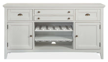 Load image into Gallery viewer, Magnussen Furniture Heron Cove Buffet in Chalk White