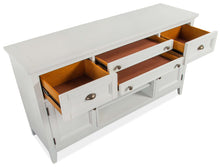 Load image into Gallery viewer, Magnussen Furniture Heron Cove Buffet in Chalk White