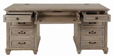 Load image into Gallery viewer, Magnussen Lancaster Executive Desk in Dove Tail Grey