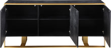 Load image into Gallery viewer, Sherwood Black Wood Sideboard/Buffet