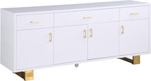 Load image into Gallery viewer, Excel White Lacquer Sideboard/Buffet