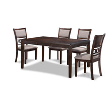 Load image into Gallery viewer, GIA 60" DINING TABLE+CHAIRS (5 PCS/CTN) -CHERRY