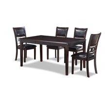 Load image into Gallery viewer, GIA 60" DINING TABLE+CHAIRS (5 PCS/CTN) -EBONY