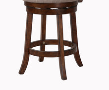 Load image into Gallery viewer, ABERDEEN 24" COUNTER STOOL-DK BROWN W/FABRIC SEAT