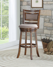 Load image into Gallery viewer, ABERDEEN 29" BAR STOOL-DK BROWN W/FABRIC SEAT