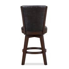 Load image into Gallery viewer, ASTIN 24" SWIVEL COUNTER STOOL-BLACK/CHERRY