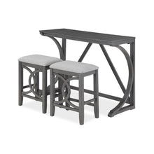 Load image into Gallery viewer, BELLA COUNTER TABLE & 2 STOOLS-GRAY