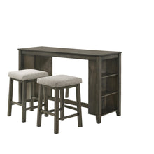Load image into Gallery viewer, CHURON GATHERING BAR TABLE & 2 STOOLS (3 PC SET)