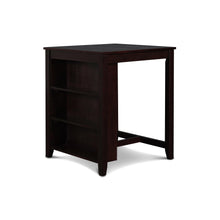 Load image into Gallery viewer, GIA 30" COUNTER TABLE W/2 CHAIRS & STG SHELF-EBONY