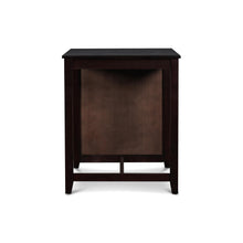 Load image into Gallery viewer, GIA 30" COUNTER TABLE W/2 CHAIRS & STG SHELF-EBONY