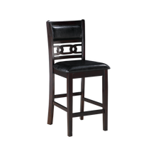 Load image into Gallery viewer, GIA 5PC 42" SQUARE COUNTER TABLE & 4 CHAIRS-EBONY