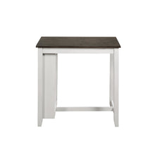 Load image into Gallery viewer, HESTON 36" STORAGE COUNTER TABLE SET W/2 CHAIRS-WHITE/GRAY