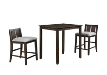 Load image into Gallery viewer, HESTON 36" STORAGE COUNTER TABLE SET W/2 CHAIRS-CHERRY