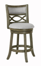 Load image into Gallery viewer, MANCHESTER 24" COUNTER STOOL-ANT GRAY W/FABRIC SEAT