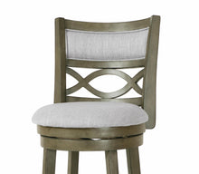 Load image into Gallery viewer, MANCHESTER 29" BAR STOOL-ANT GRAY W/FABRIC SEAT