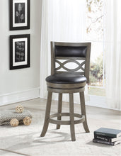 Load image into Gallery viewer, MANCHESTER 24" COUNTER STOOL-ANT GRAY W/PU SEAT