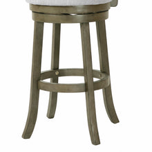 Load image into Gallery viewer, MANCHESTER 29" BAR STOOL-ANT GRAY W/FABRIC SEAT
