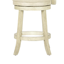 Load image into Gallery viewer, YORK 24" COUNTER STOOL-ANT WHITE W/FABRIC SEAT