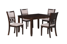 Load image into Gallery viewer, GIA 5PC 48" RECT. DINING TABLE & 4 CHAIRS-CHERRY