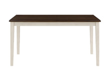 Load image into Gallery viewer, HUDSON 60" RECTANGLE DINING TABLE & 4 CHAIR S-BROWN/CREME
