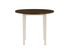Load image into Gallery viewer, HUDSON 42" ROUND COUNTER TABLE & 4 CHAIR SET-BROWN/CREME