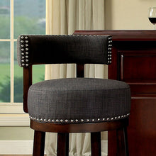 Load image into Gallery viewer, LYNSEY Dark Oak/Gray 29" Bar Stool