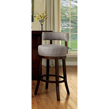 Load image into Gallery viewer, LYNSEY Dark Oak/Light Gray 24" Bar Stool