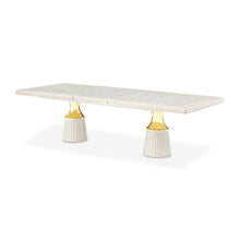 Load image into Gallery viewer, AICO Furniture Carmela Rectangular Dining Table in Shimmer Ivory image