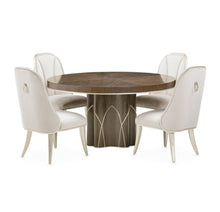Load image into Gallery viewer, AICO Villa Cherie Round Dining Table in Hazelnut
