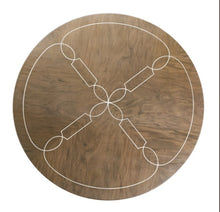 Load image into Gallery viewer, AICO Villa Cherie Round Dining Table in Hazelnut