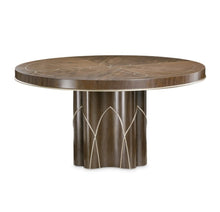 Load image into Gallery viewer, AICO Villa Cherie Round Dining Table in Hazelnut image
