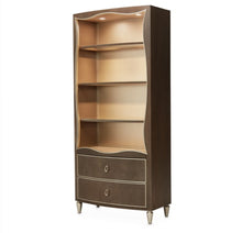 Load image into Gallery viewer, AICO Villa Cherie Bookcase in Hazelnut image
