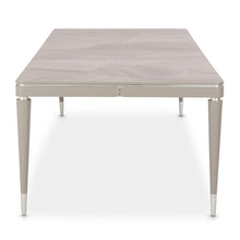 Load image into Gallery viewer, AICO Lanterna Rectangular Dining Table in Silver Mist