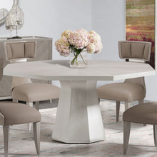 Load image into Gallery viewer, AICO Lanterna Octagon Dining Table in Silver Mist