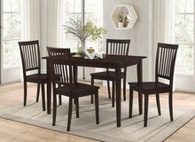 Load image into Gallery viewer, Gomez 5-piece Rectangular Dining Table Set Cappuccino
