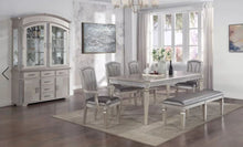 Load image into Gallery viewer, Crown Mark Klina Glam Dining Table in Light Gray image
