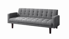 Load image into Gallery viewer, Sommer Tufted Sofa Bed Grey

