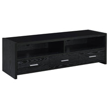 Load image into Gallery viewer, Alton 62&quot; 3-drawer TV Console Black Oak

