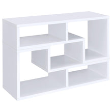 Load image into Gallery viewer, Velma Convertible TV Console and Bookcase White
