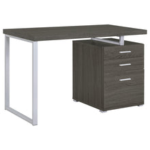 Load image into Gallery viewer, Brennan 3-drawer Office Desk Weathered Grey
