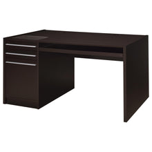 Load image into Gallery viewer, Halston 3-drawer Connect-it Office Desk Cappuccino
